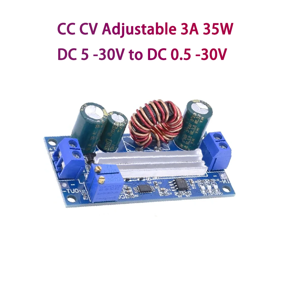 Регулируемый понижающий преобразователь CC CV 3 А 35 Вт 5 -30 В постоянного тока в 0 5-30