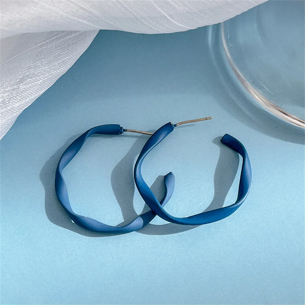 Новые яркие серьги в европейском и американском стиле роскошные женские синем