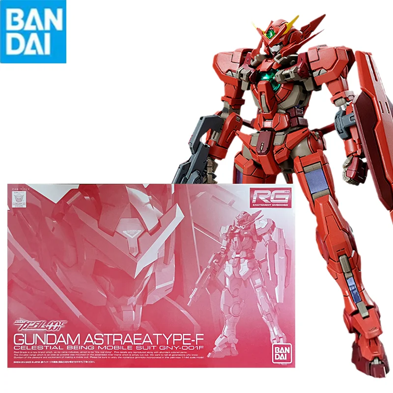Bandai Gunpla Rg 1/144 Gny-001F Gundam Astraea Тип F Pb ограниченная сборка модель коллекционный робот наборы фигурки модели детский подарок