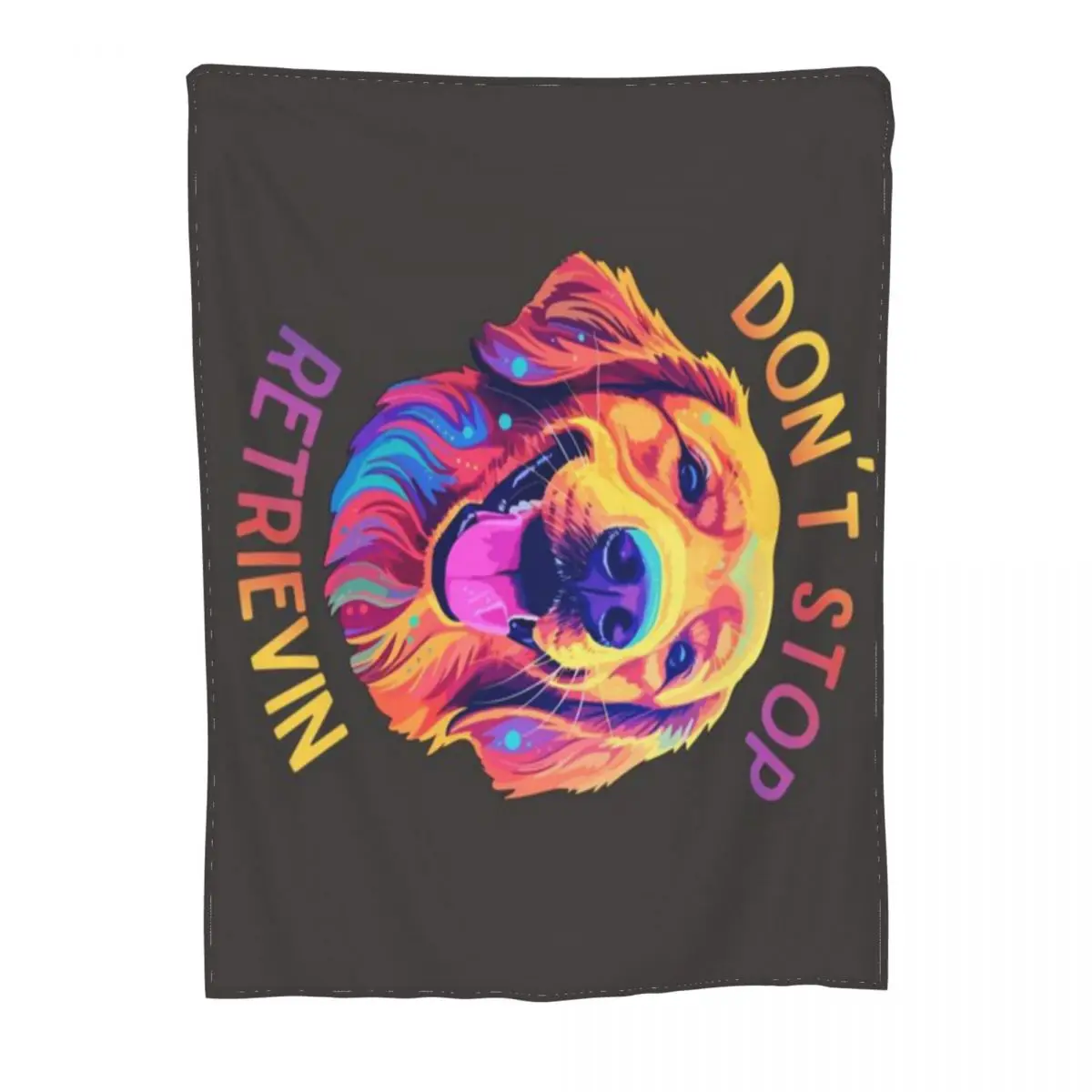 Ультрамягкое Флисовое одеяло Don T Stop извлечение-смешной дизайн собаки