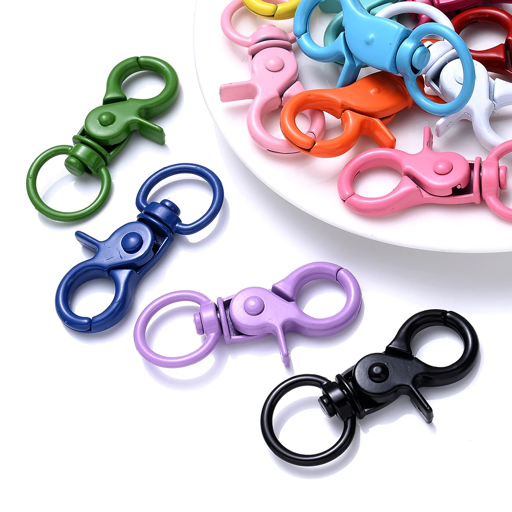 5 шт. разноцветные застежки-карабины 20x43 мм |