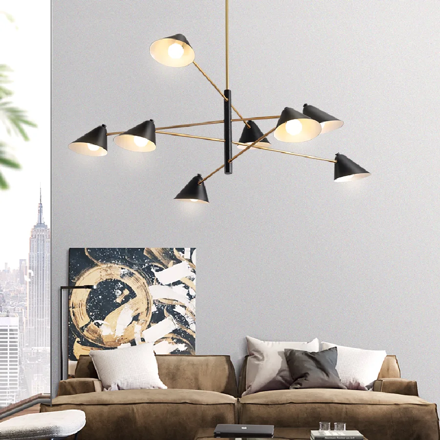 

LED Modern Ceiling Chandelier E14 Restaurant Kitchen Industrial Bedroom Living Room Chandeliers Indoor Lighting Lamp