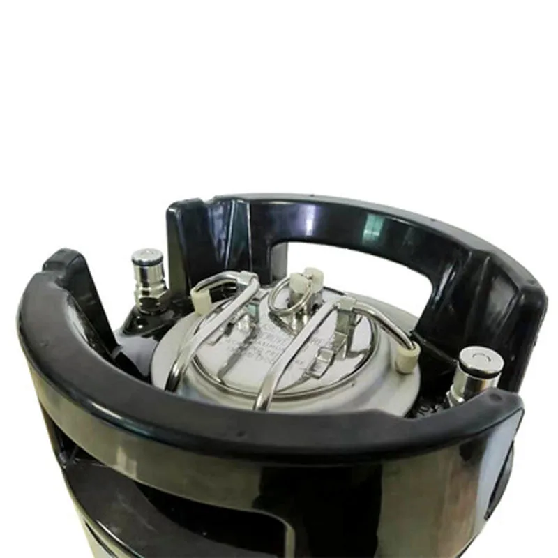 2 5 галлонов пивной бочонок с резиновой ручкой из нержавеющей стали для домашнего