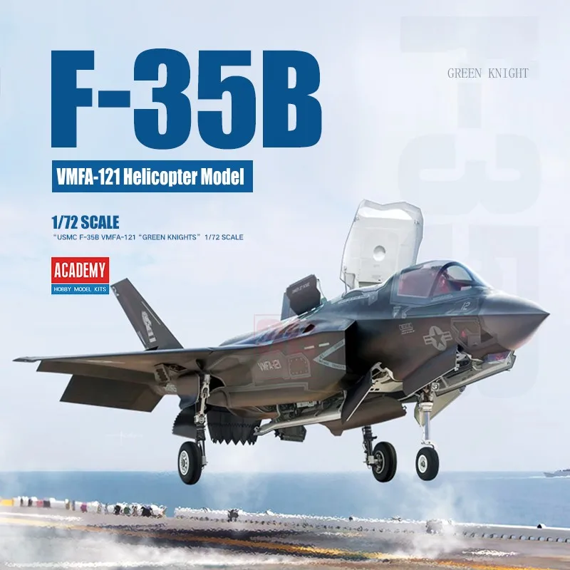 School 12569 1/72 USMC F-35B «VMFA-121 Green Kniights» Model Kit