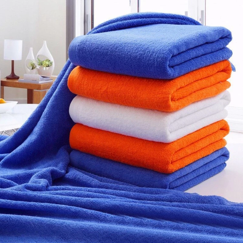 

60x200cm Leisure Blanket Portable Folding Soft ComfortableTowel Bathroom Sports Beach Lunch Break Blue Bikini Cover-Up Mat