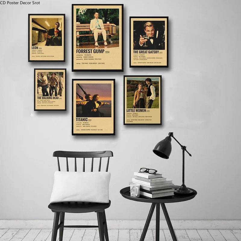 Постеры из фильма Титаник Леон Mid90s ретро плакаты крафт-бумаги в винтажном стиле