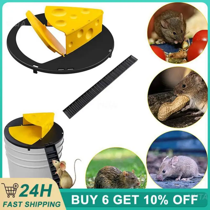 

Detachable Mouse Trap Convenient Multicolored Mousetrap Rodent Control Tool Automatic Reset Cheese Mouse Trap Flip Trap Plate