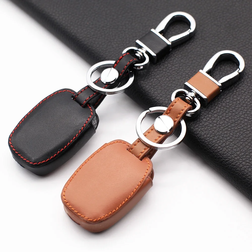 Распродажа чехол из натуральной кожи для Honda Accord Civic CRV Pilo ключей с двумя кнопками