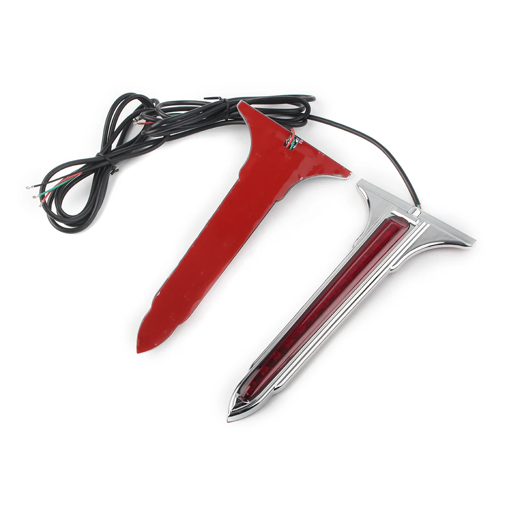 Мотоциклетная светодиодная задняя седельная сумка с акцентами задний фонарь для