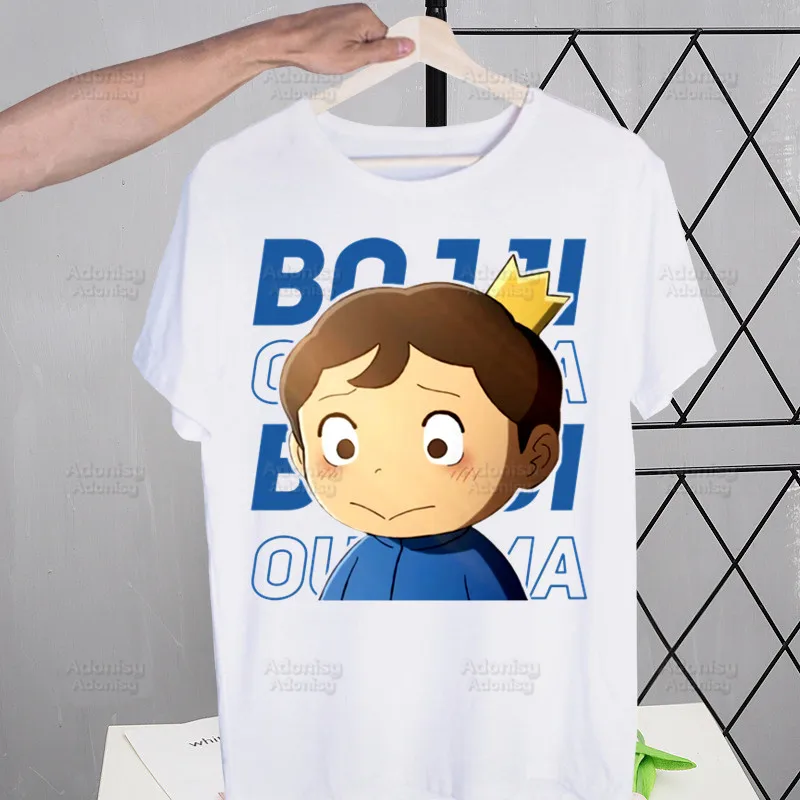 

Ranking of Kings Harajuku Man Japanese Anime Bojji T Shirts Ousama Ranking Tees Shirt Tops Short-Sleeved Aesthetic T Shirt