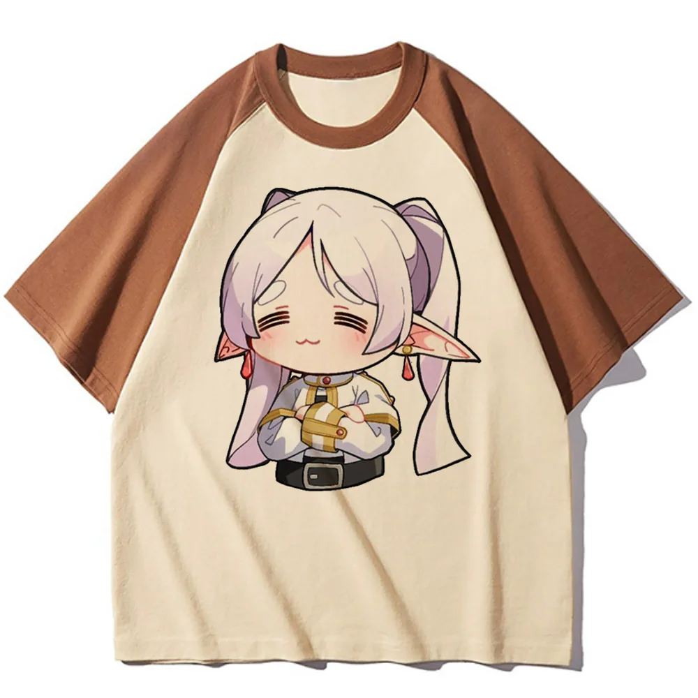 Топ Frieren женская элегантная быстросохнущая футболка с графическим рисунком