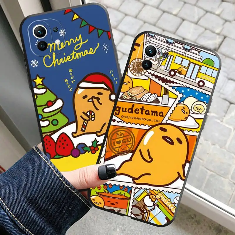 

Sanrio Gudetama Phone Case For Xiaomi Redmi Note 11 8 9 10 6 10T 9S 8T 7 5A 5 4 K40 Pro Plus Soft Silicone Cover