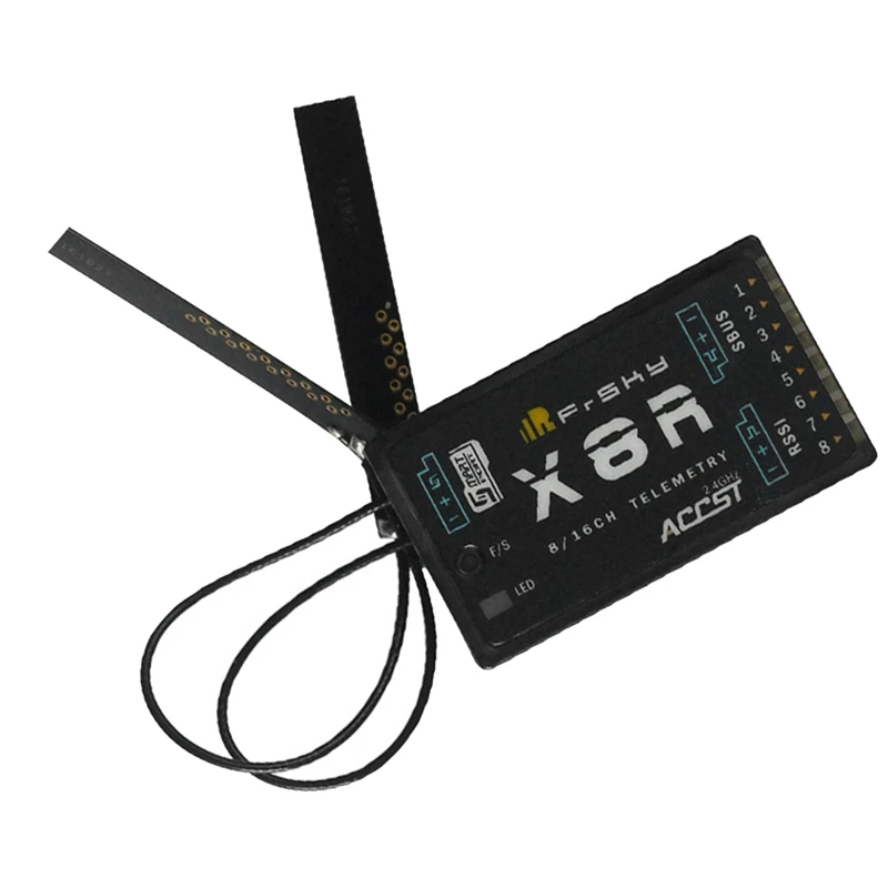 

Frsky X8R 8/16Ch S.BUS ACCST Telemetry Receiver With Smart Port For X9D XJT For RC Quadcopter Multicopter Spare Parts Parts