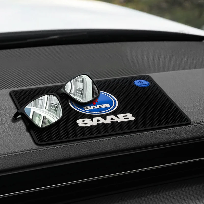 

Car Dashboard Adhesive Silicone Anti Slip Mat Car Interior Car Logo Universal Applicable For SAAB 9-3 9-5 95 900 9000 Sweden Etc
