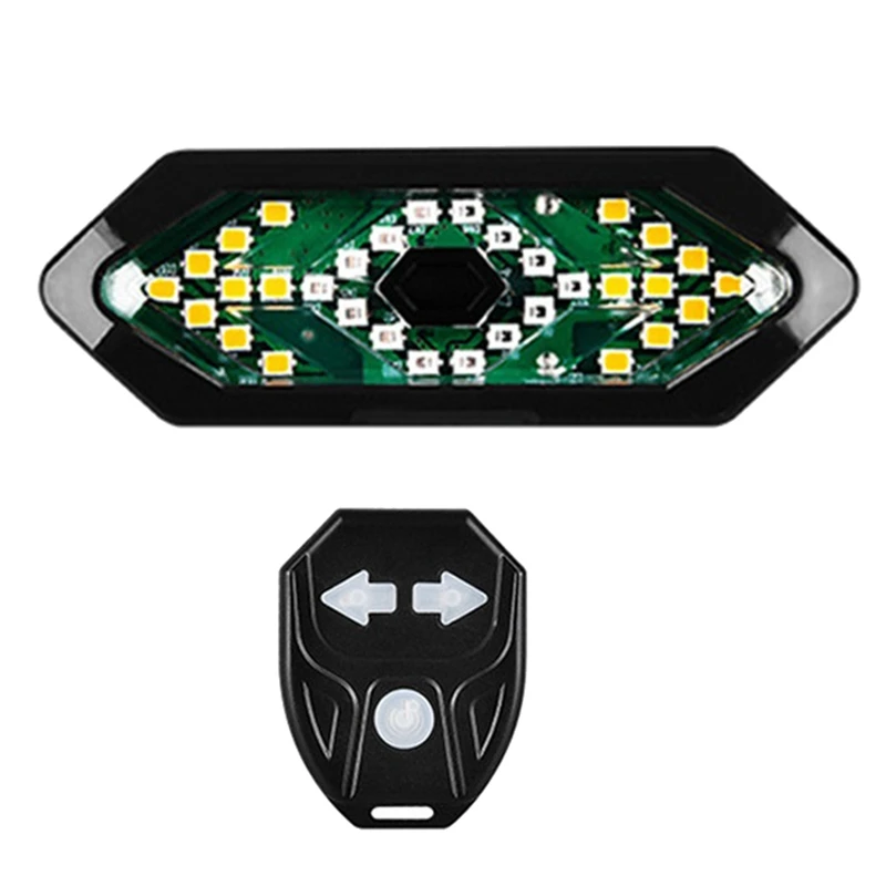 

Задний фонарь для горного велосипеда, поворотники с дистанционным управлением, зарядка через USB