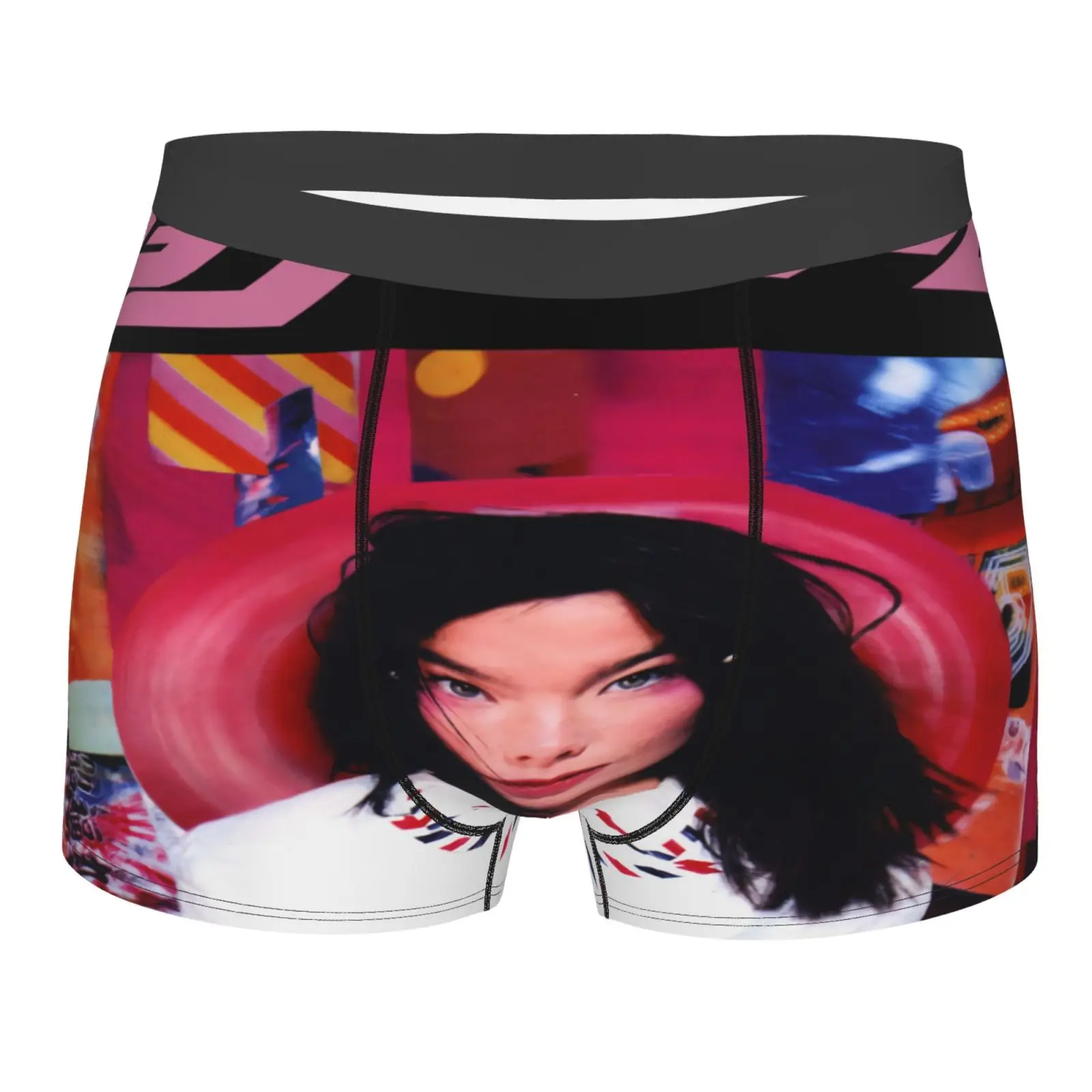 

Трусы-боксеры унисекс из полиэстера с высокой талией и длинными штанинами