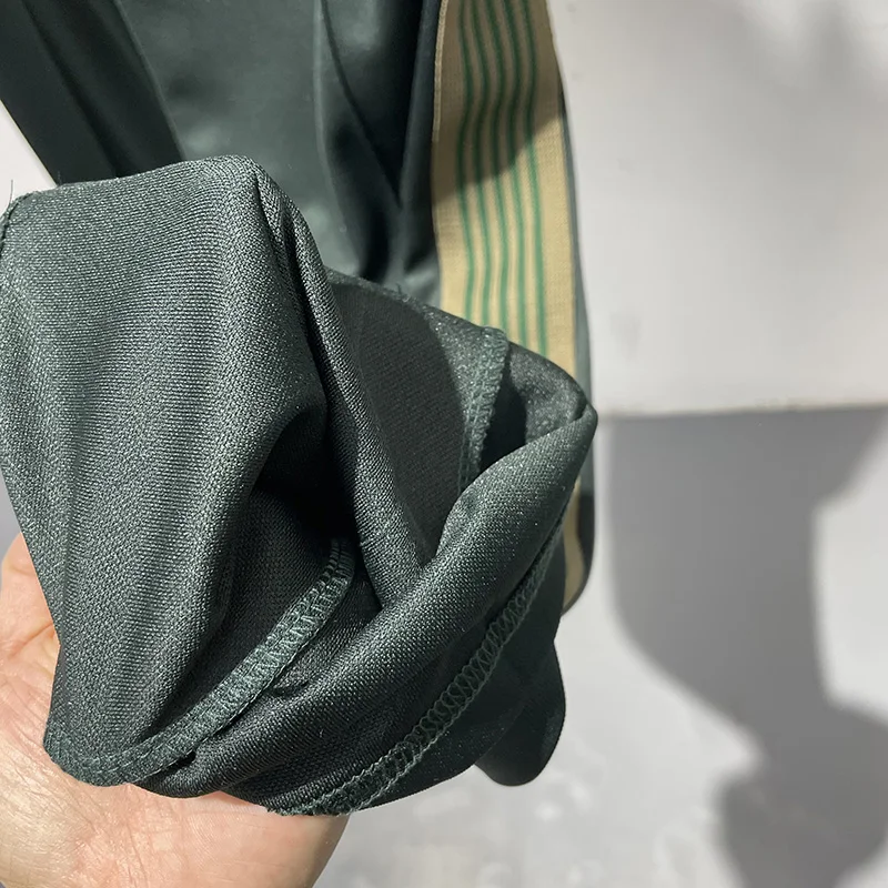 Mesh Neddles AWGE Zipper Jacket Sweatpant Suit Men Women High Quality Embroidery Butterfly Stripes Casual Sportwear Trackpant