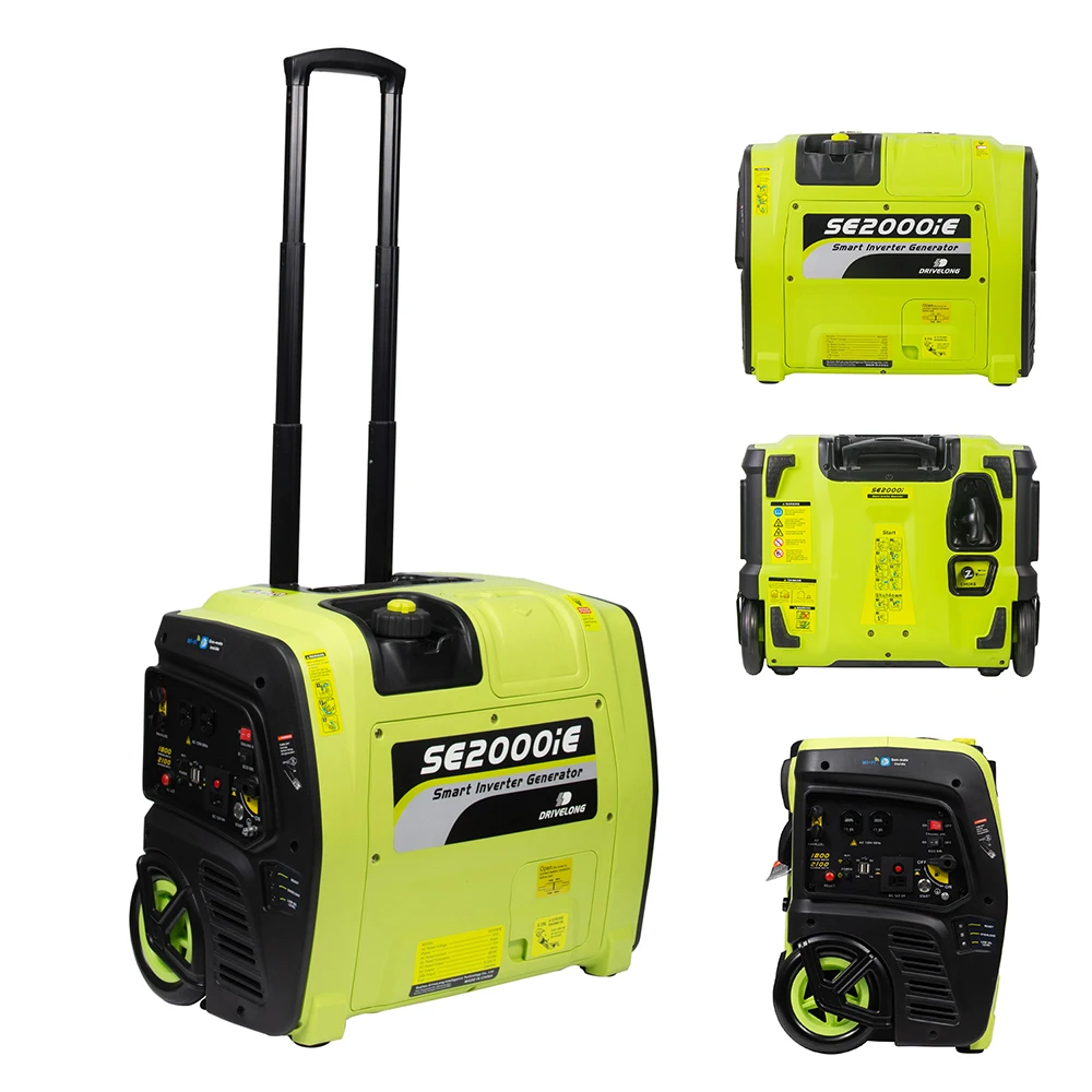 

Hot Selling 2000W 3kw 4kw Small Silent Type Inverter Portable Gasoline Generator