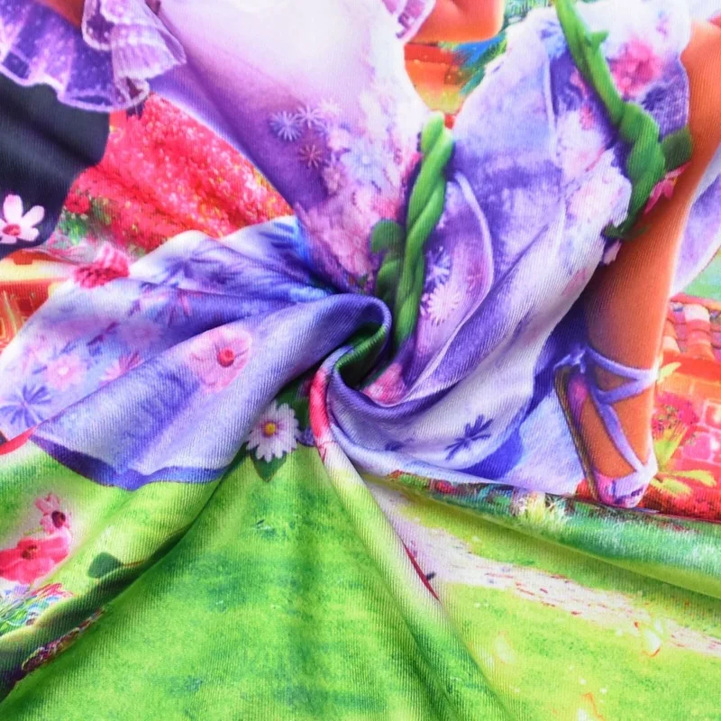 Детские платья для девочек с героями мультфильмов летнее платье изображением