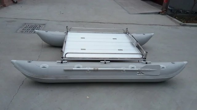 Надувная лодка ПВХ Катамаран Мини-Яхта