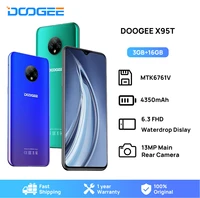 DOOGEE X95T Cellphones 6 52MTK6761V 3GB 16GB Dual SIM 13MP Triple Camera 4350mAh SmartPhones Mobile Phone Android