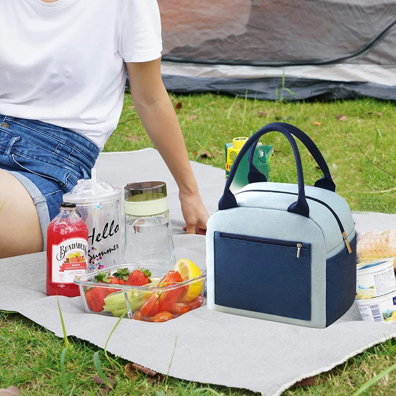 

Portable Lunch Bag New Thermal Insulated Lunch Box Tote Cooler Bag Bento Pouch Lunch Container School Food Storage Bags