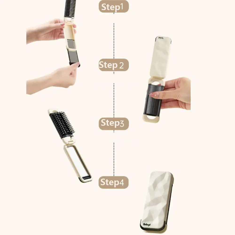 Антистатическая расческа 2 в 1 зеркальный набор с зеркальной щеткой для волос