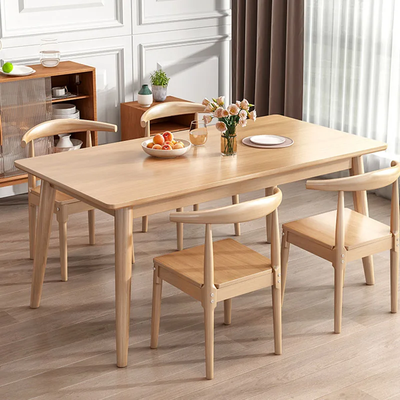 

Деревянные минималистичные столы в скандинавском стиле, современные роскошные маленькие кухонные столы, креативные домашние столы, мебель для дома