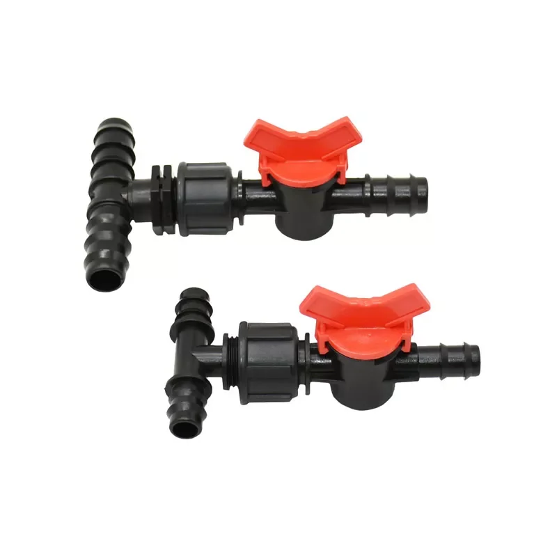 

JmtT-type 1/2" 3/4" Garden hose tee water splitter tap Connector 3-way pe Pipe joint garden drip irrigation fittings 1pcs