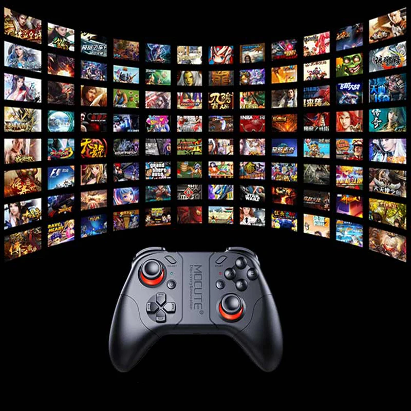 Геймпад для телефона ПК Android TV Box Cell Bluetooth контроль Беспроводное управление ler