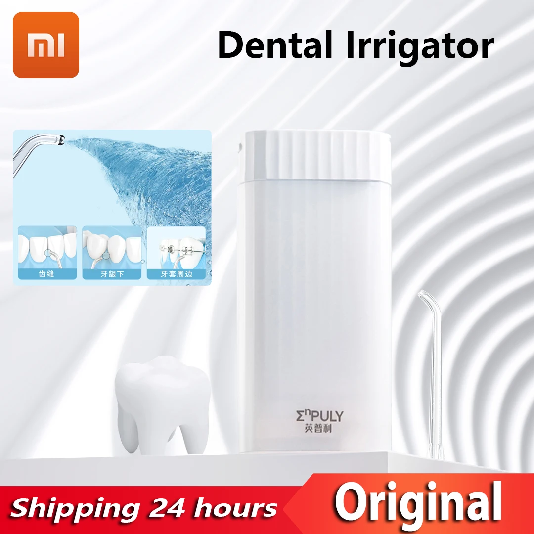 

Xiaomi YOUPIN ENPULY Electric Oral Irrigator Ms18 IPX8 Waterproof Portable Water Flusher Tooth Care Water Tank Three-speed Model