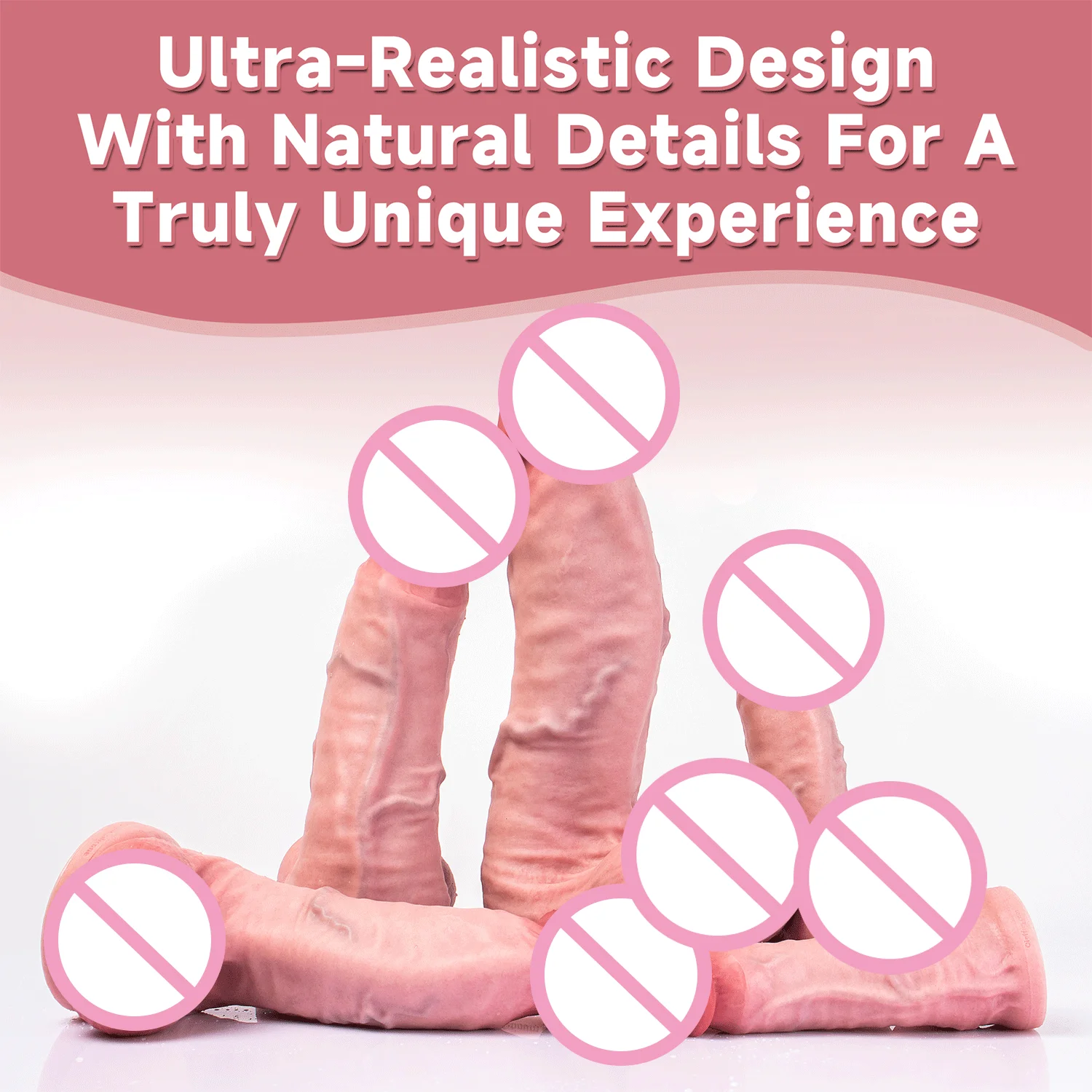 Мягкий реалистичный фаллоимитатор мужской мастурбатор огромный с присоской