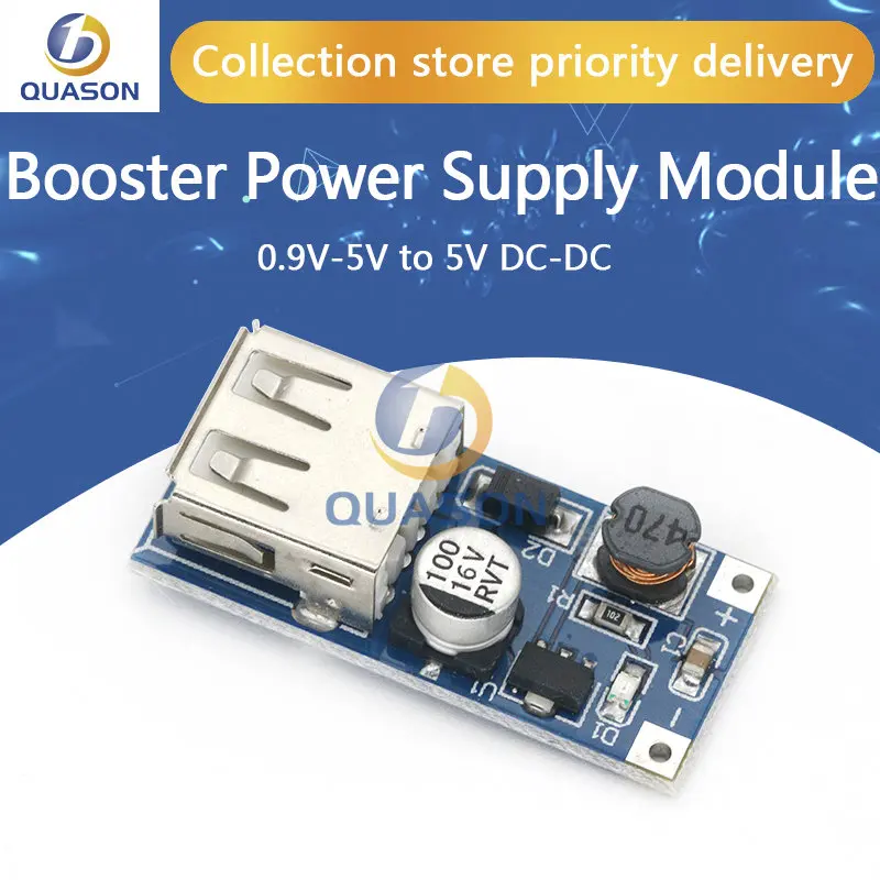 10Pcs/lot 0.9V-5V to 5V DC-DC USB Voltage Converter Step Up Booster Power Supply Module