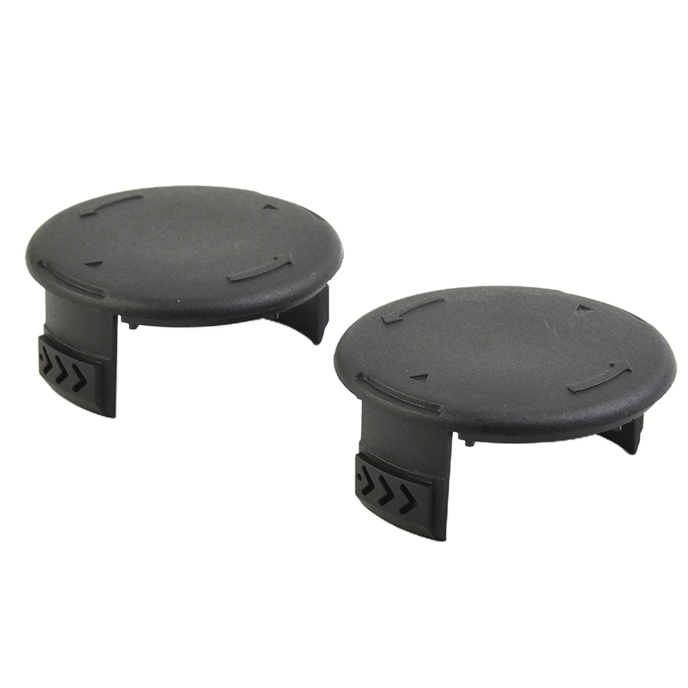 

2Pcs Strimmer Spool Cover For Mac Allister MGTP430 MGTP600 Black Grass Trimmer Spool Cap Plastic Garden Tool Parts