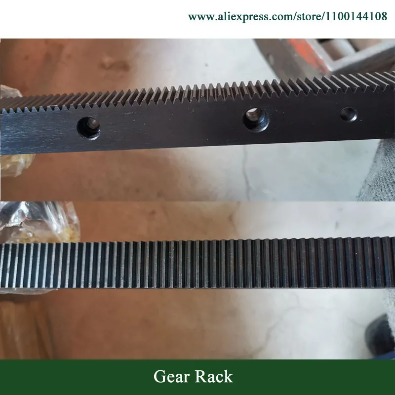 

10pc/Lot Module 1.25 Helical Gear Rack 22x25x670mm Right and Left Helical Rack For CNC Machine