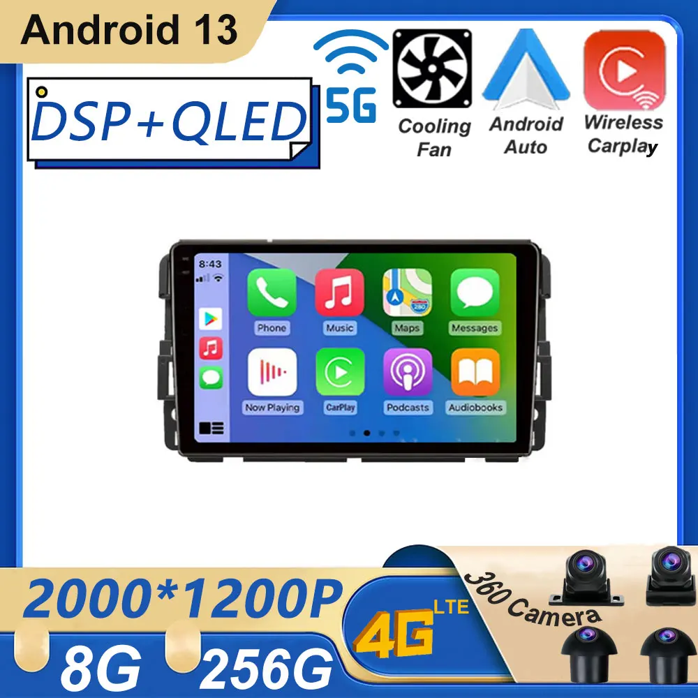 

Android 13 10.1 inch For Chevrolet Silverado Impala GMC Yukon Acadia Sierra Car Radio Multimedia Video Player Navigation GPS DSP