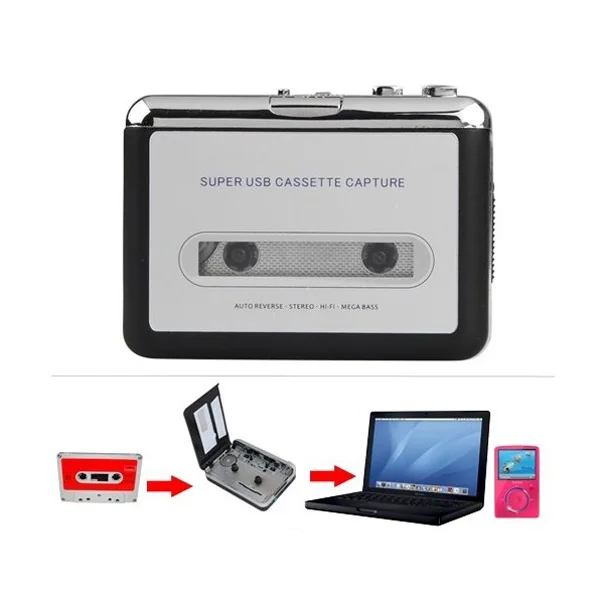 

Mp3 Cassette Converterusbtape Media Digital Audio Portablesoftware Accessories