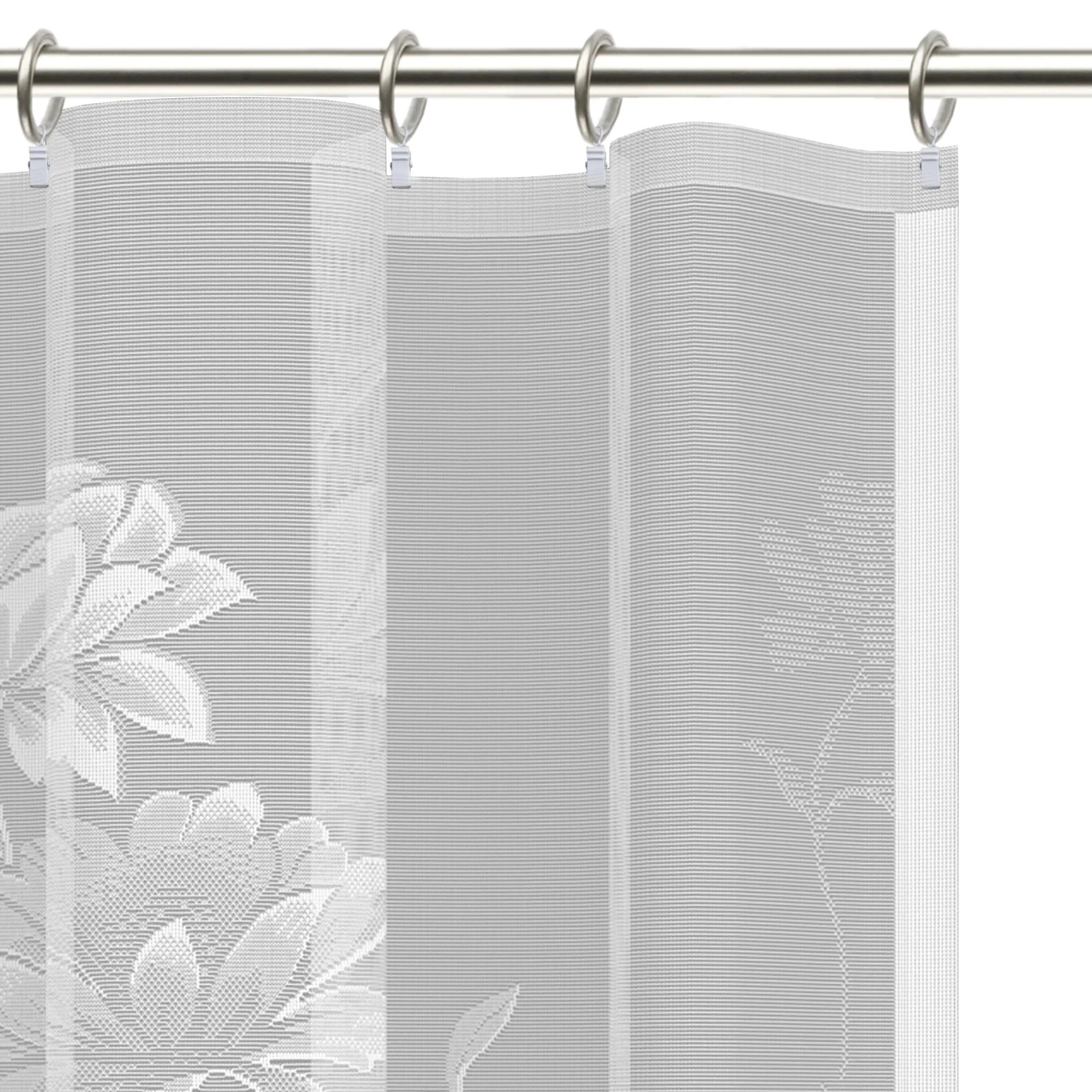 Тюль для кухни &quotЛианы&quot 200x165 см цвет белый |