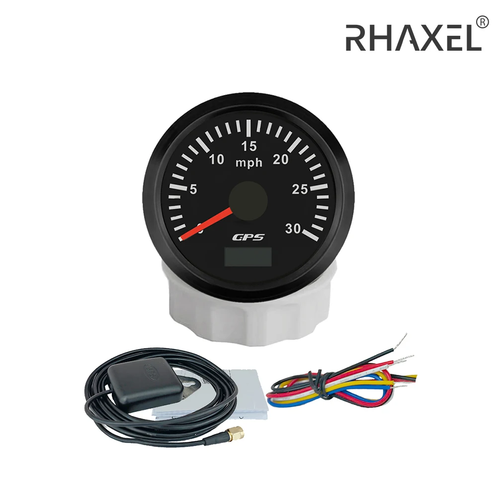 GPS-Спидометр RHAXEL универсальный 2 дюйма миль/ч 12 В 24