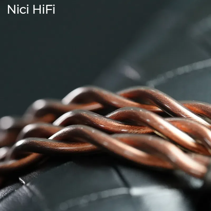 Фото Удлинительный кабель для наушников-вкладышей Nici HiFi-20 с балансом 2,5/3,5/4,4 мм, MMCX/2Pin для Delci Explorer DaVinci Himalaya 5U №5
