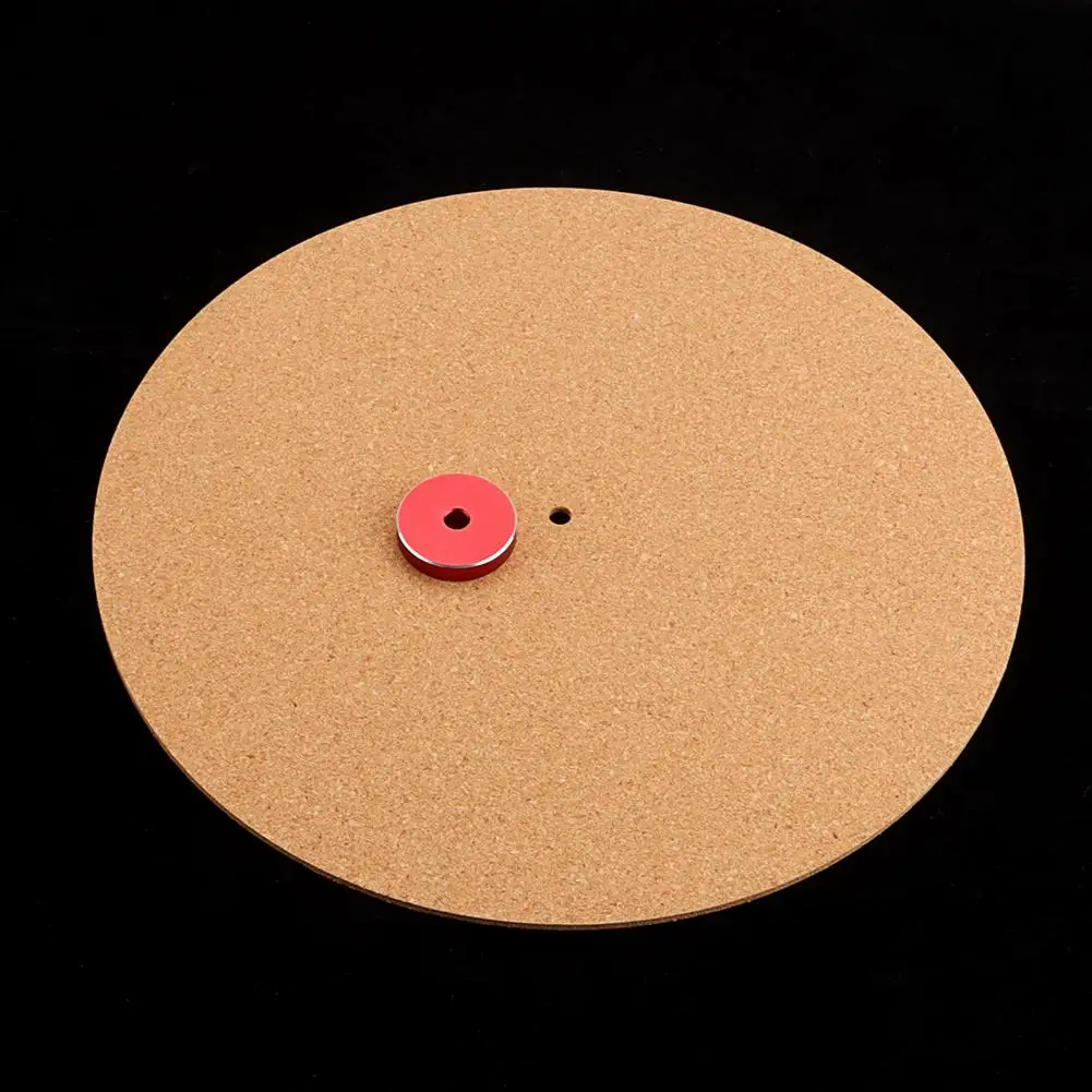 

Gramophone Turntable Mat 45 Rpm Adapter Kit Anti-static Cork Pad Gramophone Musical Instrument Accessories