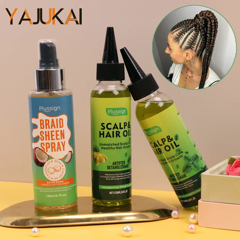 For Black Women Hair Anti Itch Scalp & Hair Oil For Stop Bre