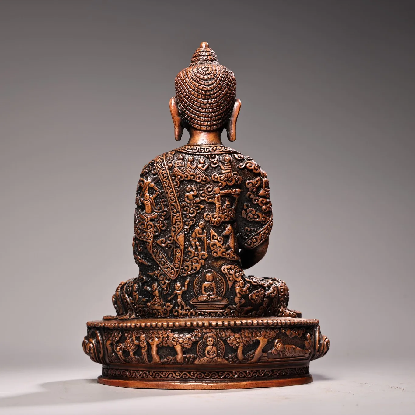 11-дюймовая коллекция тибетского храма старая бронзовая мозаика драгоценный