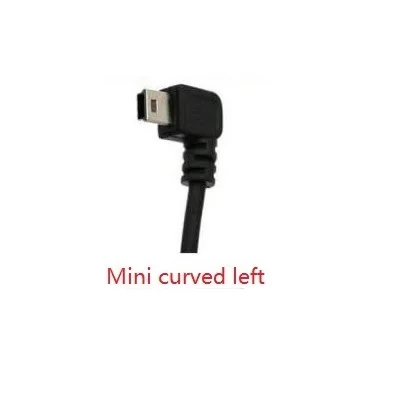 

Автомобильный регистратор вождения 3,5 м USB на тип C Mini 5Pin MICRO USB 90 градусов под прямым/левым углом зарядного кабеля для GPS-навигатора