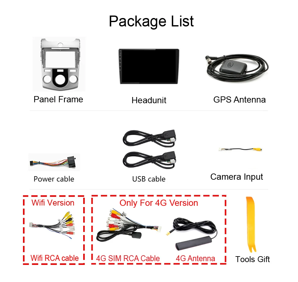 roadwise android car radio for forte cerato 2 td 2008 2009 2010 2011 2012 2013 2014 4g gps dvd 2 din head unit no emergency part free global shipping