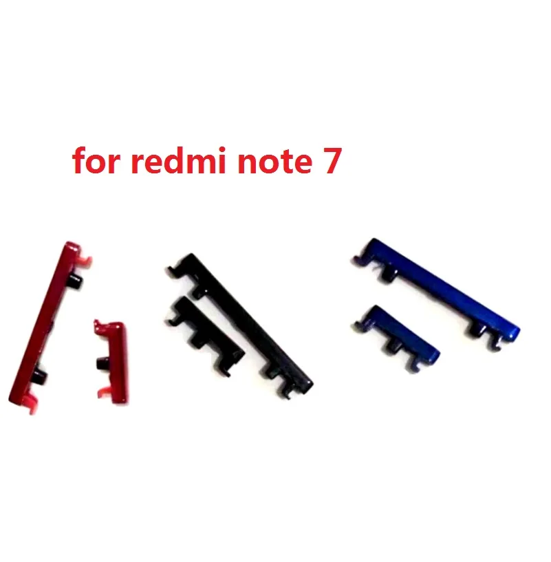 10 шт./лот новая кнопка питания + боковая громкости для Xiaomi Redmi Note 7 8 9 Pro 9S 7Pro
