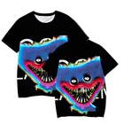 Футболка Wuggy Huggy, Мужская модная футболка большого размера, детский топ в стиле хип-хоп, мужские и женские футболки с рисунком мака, футболка с 3d рисунком, Новинка