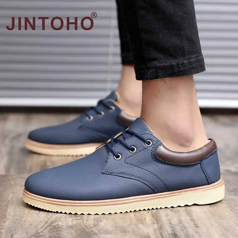 Мужские кожаные повседневные туфли мужские брендовые удобные на плоской подошве