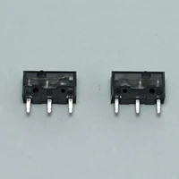 2 pcs kailh micro switch life gaming mouse micro switch 3 pin black dot used on computer mice left right button for kailh gm8 0