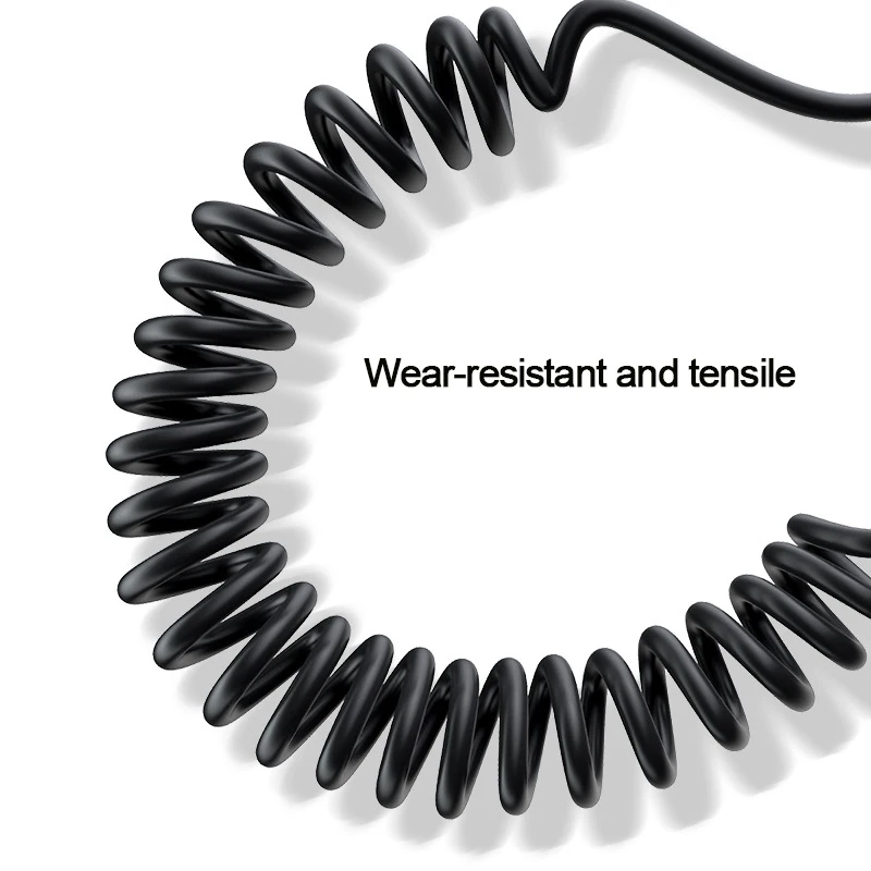 Зарядный кабель USB Type-C 5 А с пружиной |